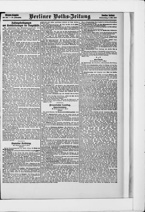 Berliner Volkszeitung vom 09.05.1907