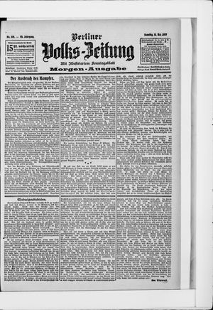 Berliner Volkszeitung vom 12.05.1907