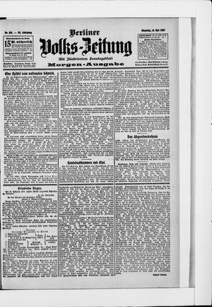 Berliner Volkszeitung vom 14.05.1907