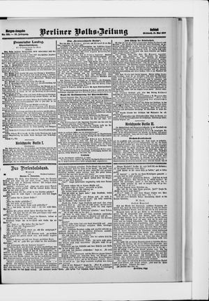 Berliner Volkszeitung vom 15.05.1907