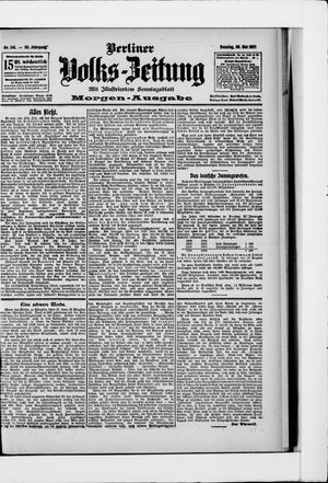Berliner Volkszeitung vom 26.05.1907