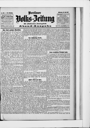 Berliner Volkszeitung vom 29.05.1907