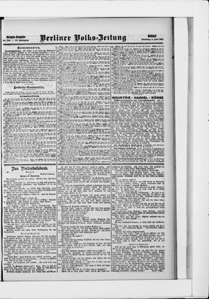 Berliner Volkszeitung on Jun 4, 1907