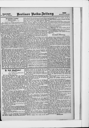 Berliner Volkszeitung vom 08.06.1907