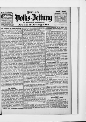 Berliner Volkszeitung vom 08.06.1907