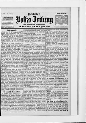 Berliner Volkszeitung on Jun 11, 1907