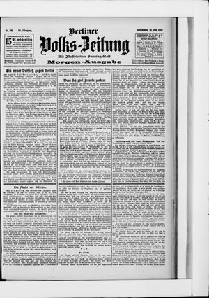 Berliner Volkszeitung vom 13.06.1907