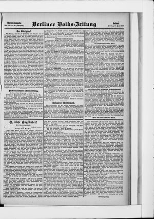 Berliner Volkszeitung vom 14.06.1907