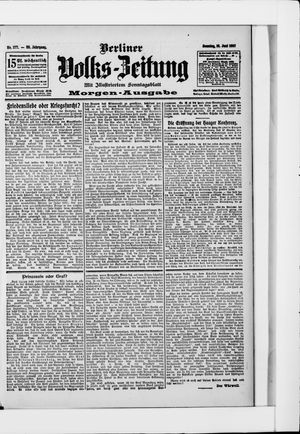 Berliner Volkszeitung vom 16.06.1907