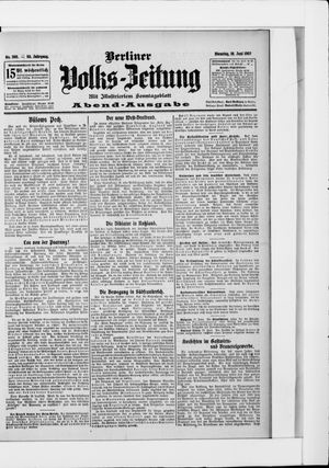 Berliner Volkszeitung vom 18.06.1907