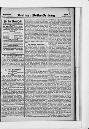 Berliner Volkszeitung on Jun 21, 1907
