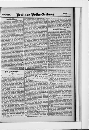 Berliner Volkszeitung vom 22.06.1907
