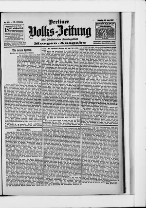 Berliner Volkszeitung vom 23.06.1907