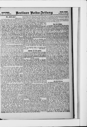 Berliner Volkszeitung vom 23.06.1907