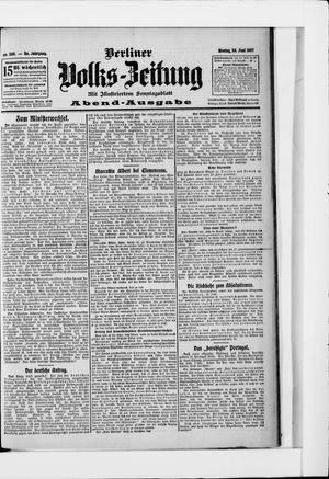 Berliner Volkszeitung vom 24.06.1907