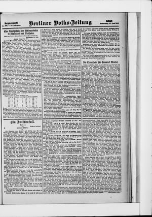 Berliner Volkszeitung vom 27.06.1907
