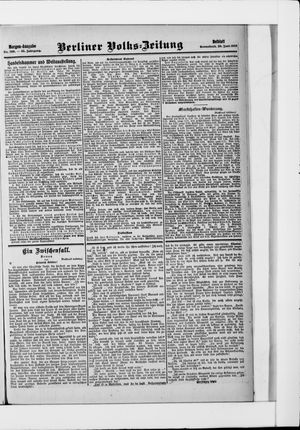 Berliner Volkszeitung on Jun 29, 1907
