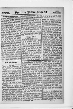 Berliner Volkszeitung vom 05.07.1907