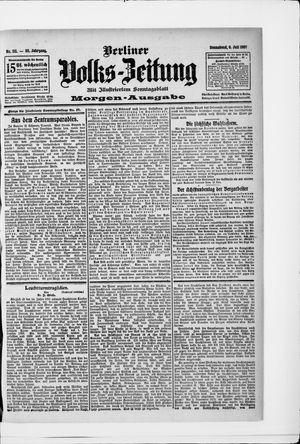 Berliner Volkszeitung vom 06.07.1907