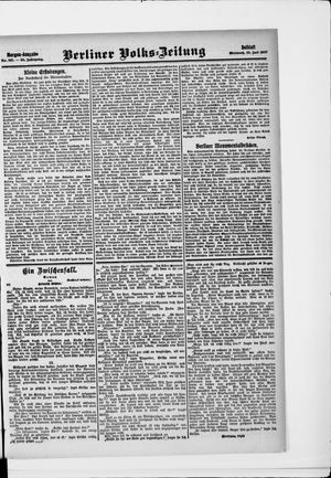 Berliner Volkszeitung vom 10.07.1907