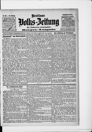 Berliner Volkszeitung vom 13.07.1907