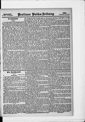 Berliner Volkszeitung vom 13.07.1907