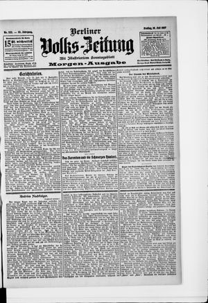 Berliner Volkszeitung vom 19.07.1907