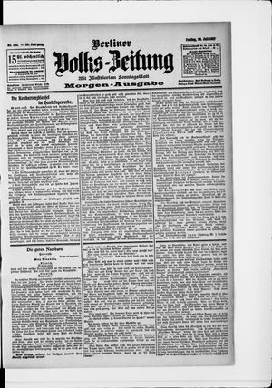 Berliner Volkszeitung vom 26.07.1907