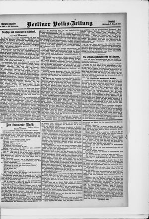 Berliner Volkszeitung vom 07.08.1907