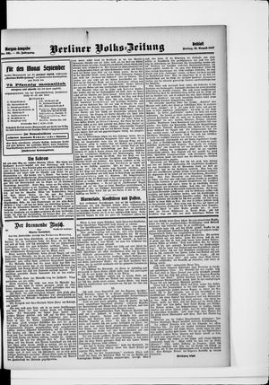 Berliner Volkszeitung vom 16.08.1907