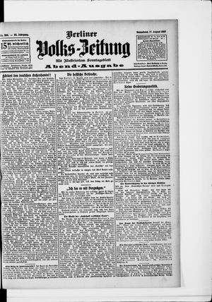 Berliner Volkszeitung vom 17.08.1907
