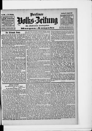 Berliner Volkszeitung vom 18.08.1907