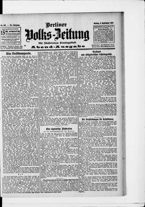Berliner Volkszeitung vom 02.09.1907