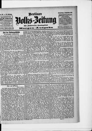 Berliner Volkszeitung vom 05.09.1907