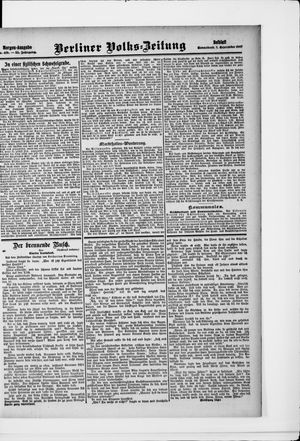 Berliner Volkszeitung vom 07.09.1907