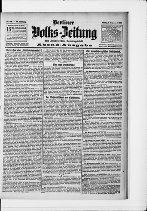 Berliner Volkszeitung vom 09.09.1907