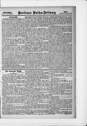 Berliner Volkszeitung vom 10.09.1907