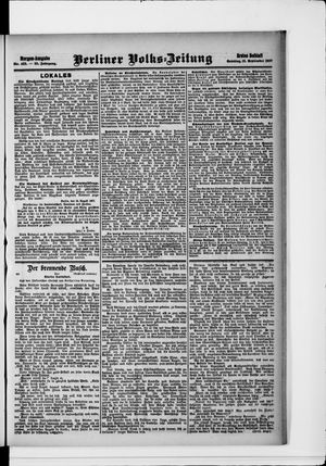 Berliner Volkszeitung on Sep 15, 1907