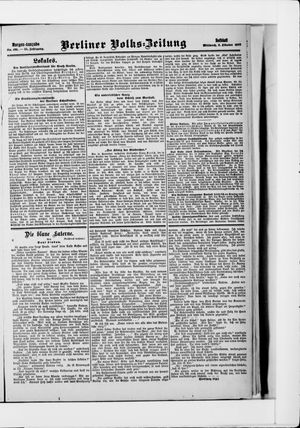 Berliner Volkszeitung vom 02.10.1907