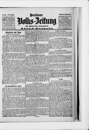 Berliner Volkszeitung vom 02.10.1907