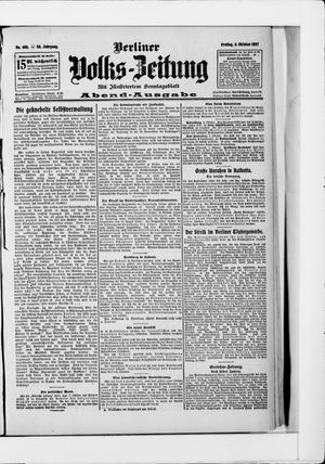 Berliner Volkszeitung vom 04.10.1907
