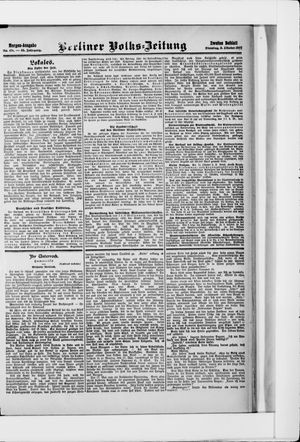 Berliner Volkszeitung vom 08.10.1907