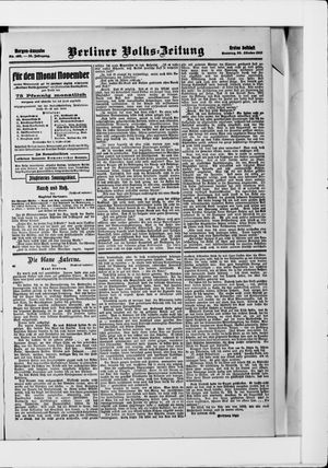 Berliner Volkszeitung on Oct 20, 1907