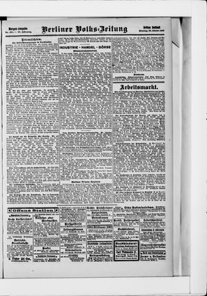 Berliner Volkszeitung on Oct 20, 1907
