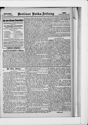 Berliner Volkszeitung vom 23.10.1907