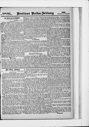 Berliner Volkszeitung vom 26.10.1907