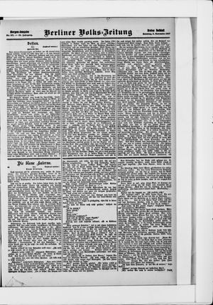 Berliner Volkszeitung vom 03.11.1907