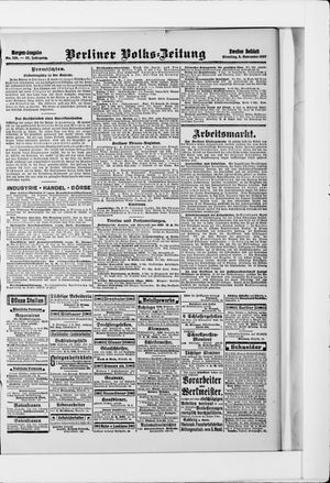 Berliner Volkszeitung vom 05.11.1907
