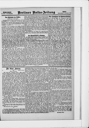 Berliner Volkszeitung vom 14.11.1907
