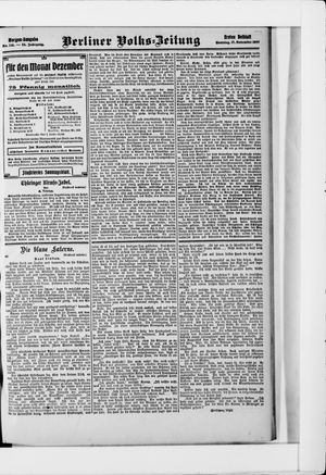 Berliner Volkszeitung vom 17.11.1907